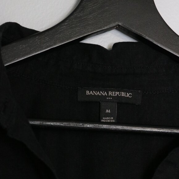 Banana Republic Long Sleeve Cotton Blouse – Size M - Picture 2 of 3